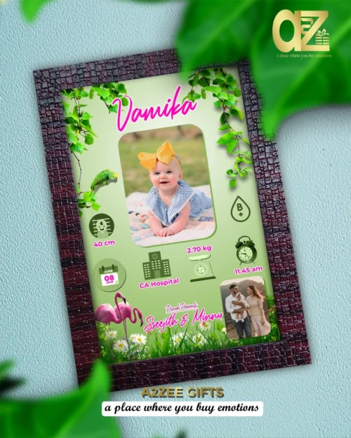 Personalized Baby Birth Frame Version-8