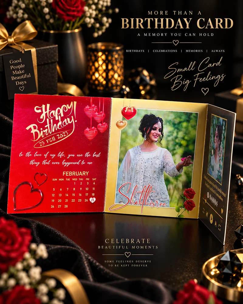 Birthday Greetings Card With Image (3)