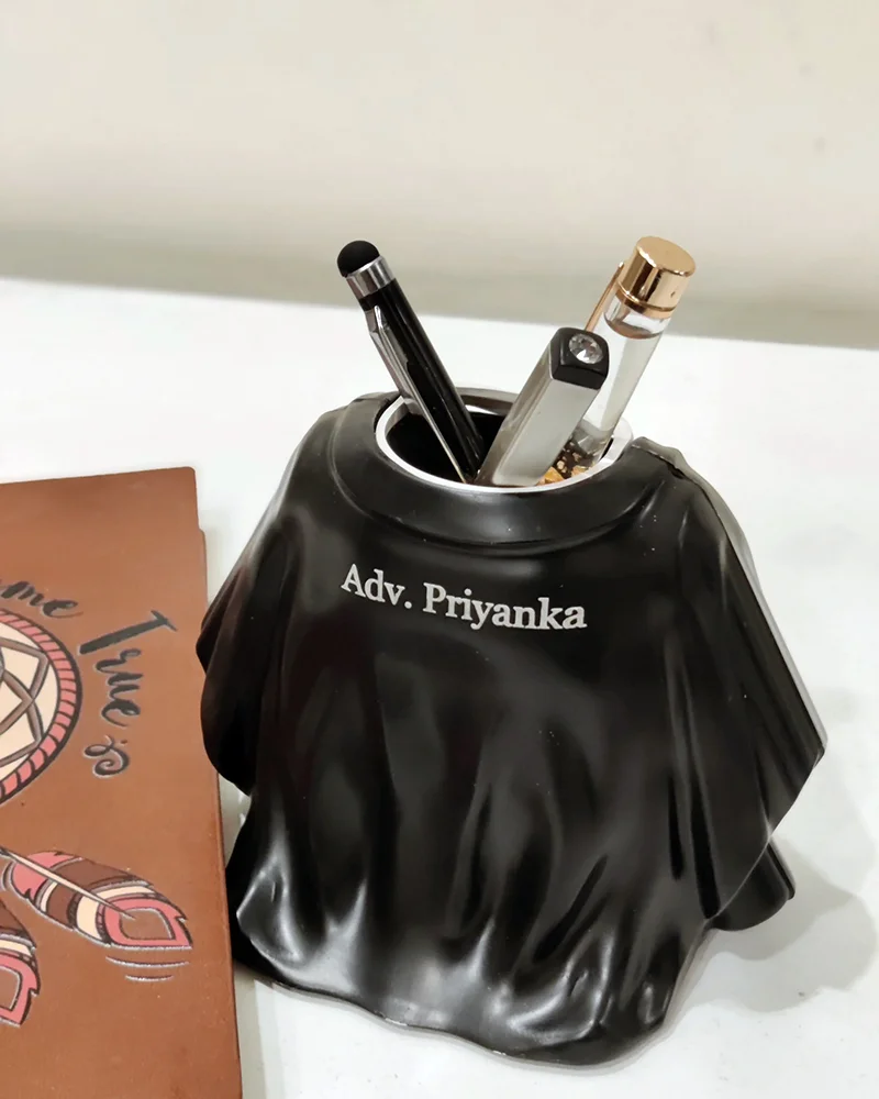 Lawyer Coat Pen Stand ANd pen b